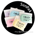 ဆွေးရှင်းတင်နိုင်လောက်အောင်နှင်းခဲ matte ziplock zip ထုပ်ပိုးအိတ်